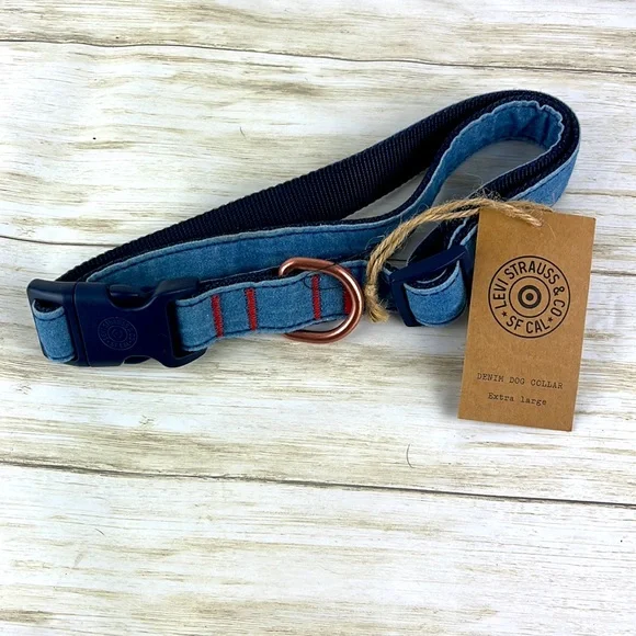 Levi’s Denim Dog Collar – Limited Edition XL (20–30”, up to 90 lbs) - Picture 3 of 3